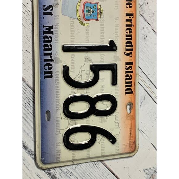 St. Maarten The Friendly Island License Car Plate auto Island decoration - Picture 3 of 4